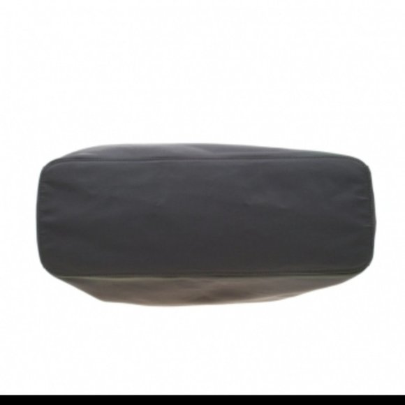 Prada green nylon silver handle shoulder bag tote - Picture 5 of 10